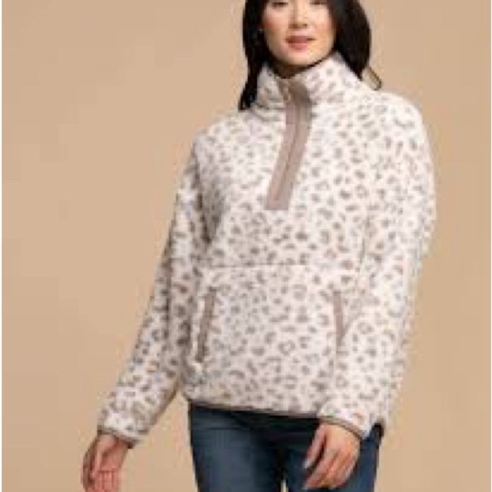 Ricki’s XXL Cozy Leopard Print Pullover